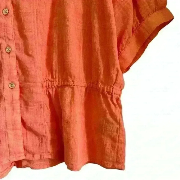 MICHAEL MICHAEL KORS Short-Sleeve Peplum Summer Top - Picture 6 of 9